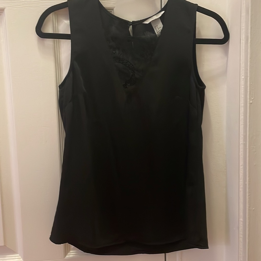H&M blank tank with lace